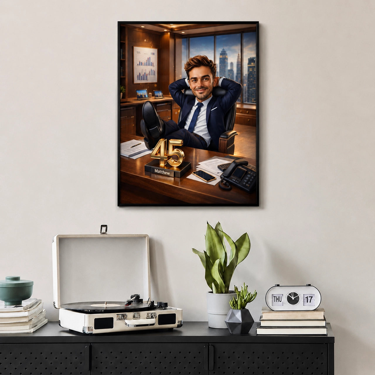 Boss Caricature from Photo - Personalized Gift for Him