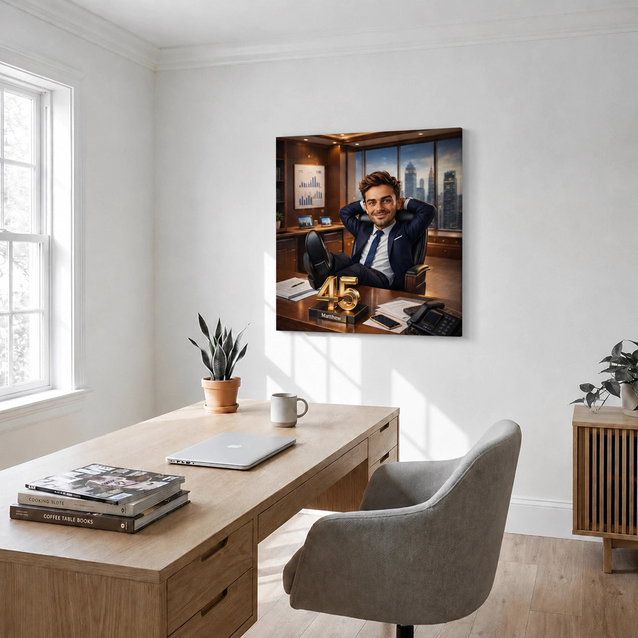 Boss Caricature from Photo - Personalized Gift for Him