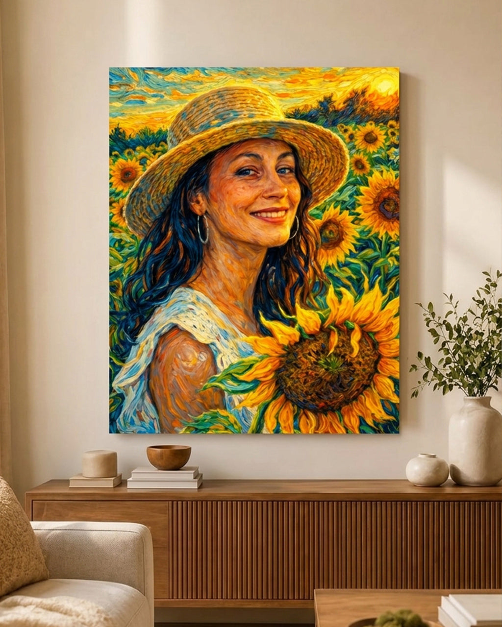Oil Painting Look from Photo, Custom Oil Couple Portrait, Canvas wall art, Personalized Oil Painting Wall Art Canvas, Wedding Custom Canvas
