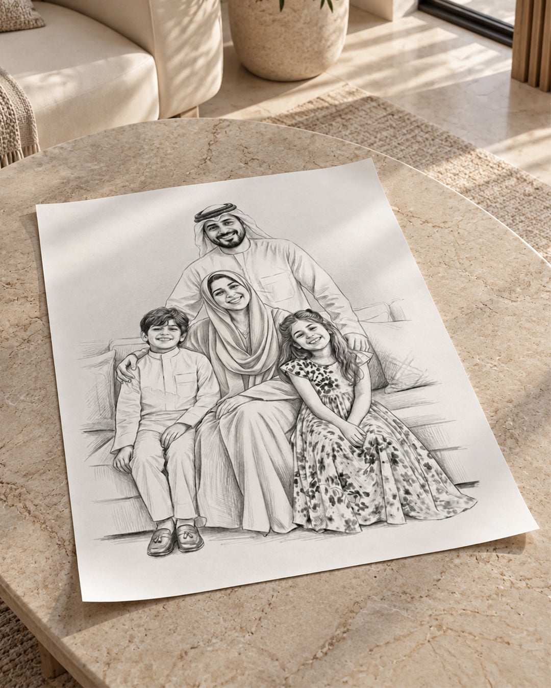 Custom Portrait From Photo, Personalized Wedding Gift, Pencil sketch, Anniversary Gifts For Wife Husband