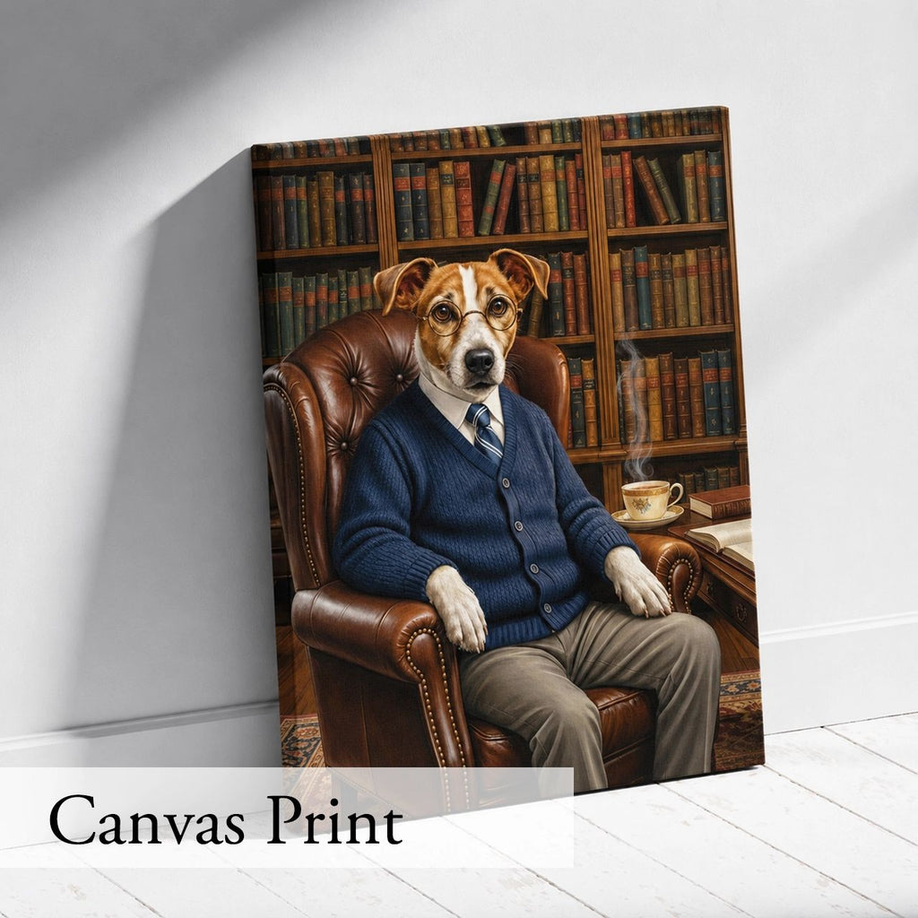 Customised Victorian Dog Portrait from Photo - Distinctive Gift for Pet Enthusiasts