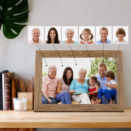 Custom Family portrait - Add a Loved One to a Photo. A Natural Way to Bring Everyone Together.