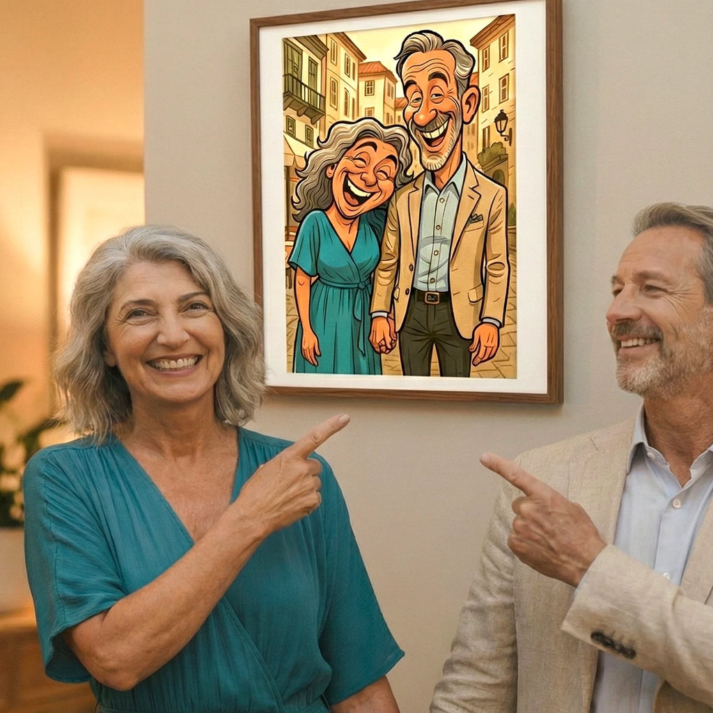 Custom Caricature. Great Gift for universairy