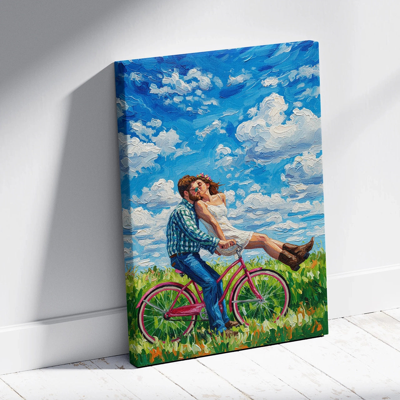 Personalized Oil Painting Portrait from Photo - Custom Couple Gift