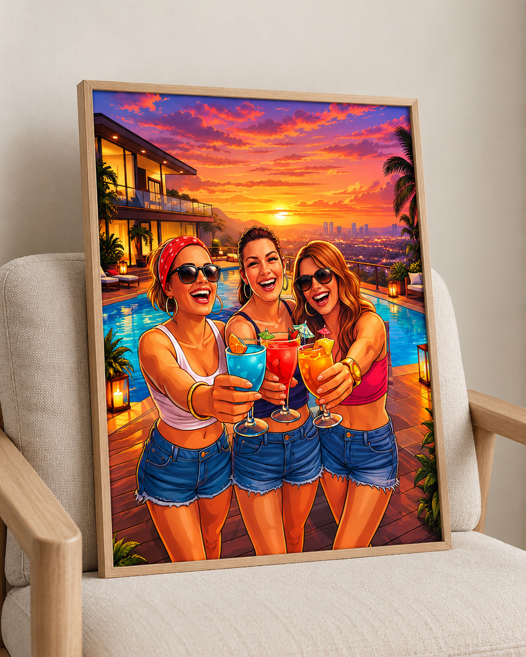 Custom Gaming Style Portrait from Photo | Personalized Gamer Gift | Birthday & Home Decor | Canvas or Poster