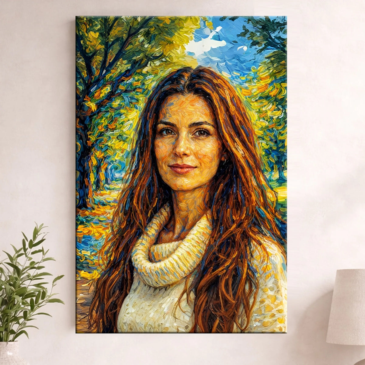 Oil Painting Look from Photo, Custom Oil Couple Portrait, Canvas wall art, Personalized Oil Painting Wall Art Canvas, Wedding Custom Canvas