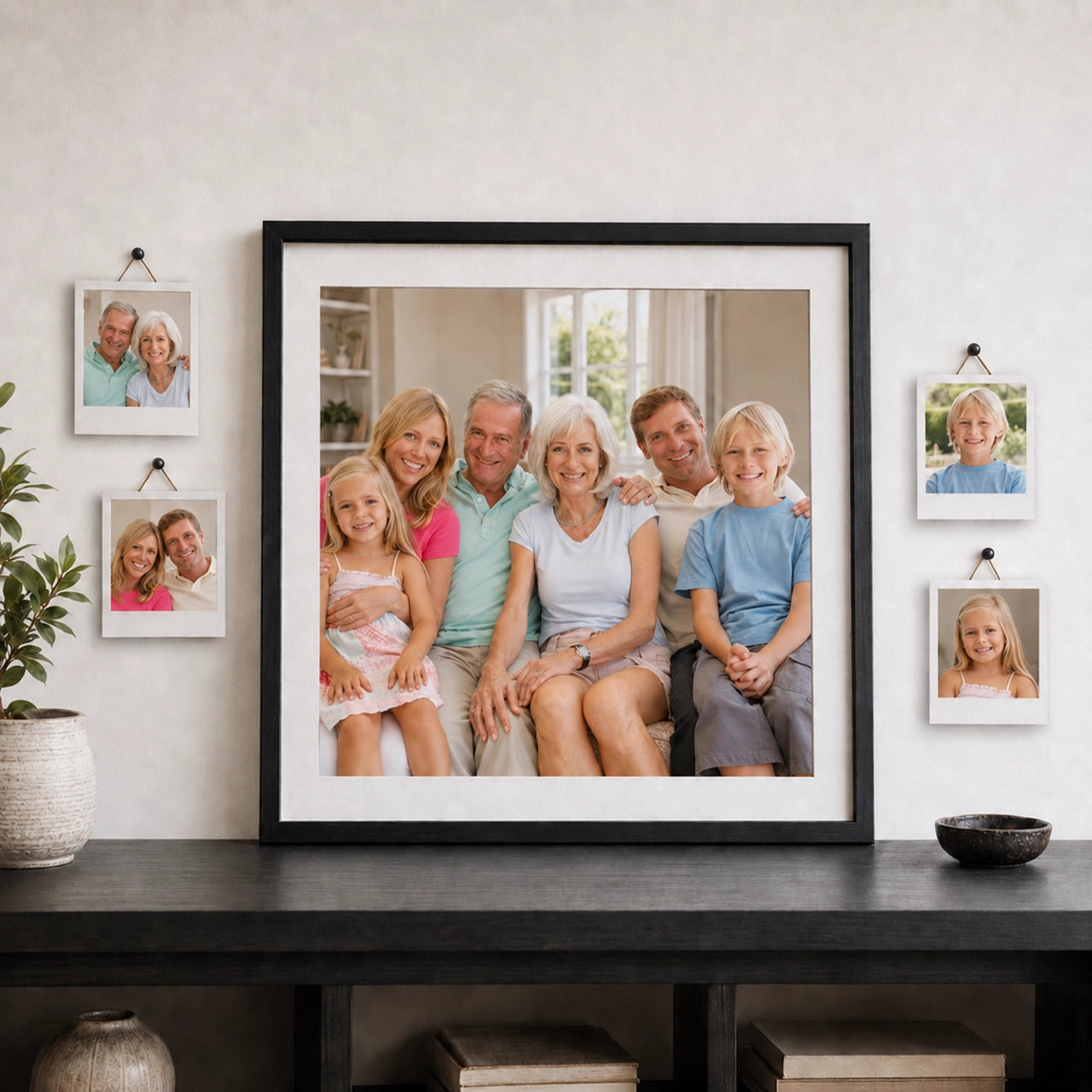 Custom Family portrait - Add a Loved One to a Photo. A Natural Way to Bring Everyone Together.