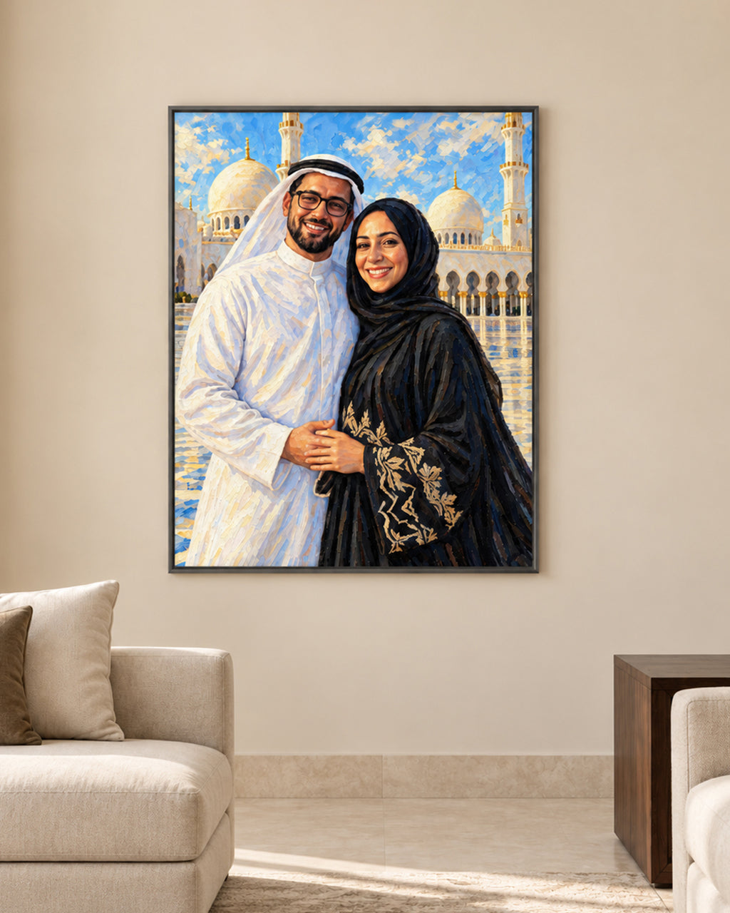 Custom Couple Portrait | Personalized Oil Painting from Your Photo