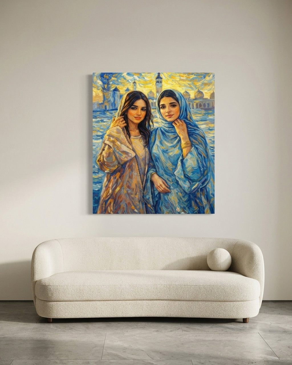 Custom Couple Portrait | Personalized Oil Painting from Your Photo