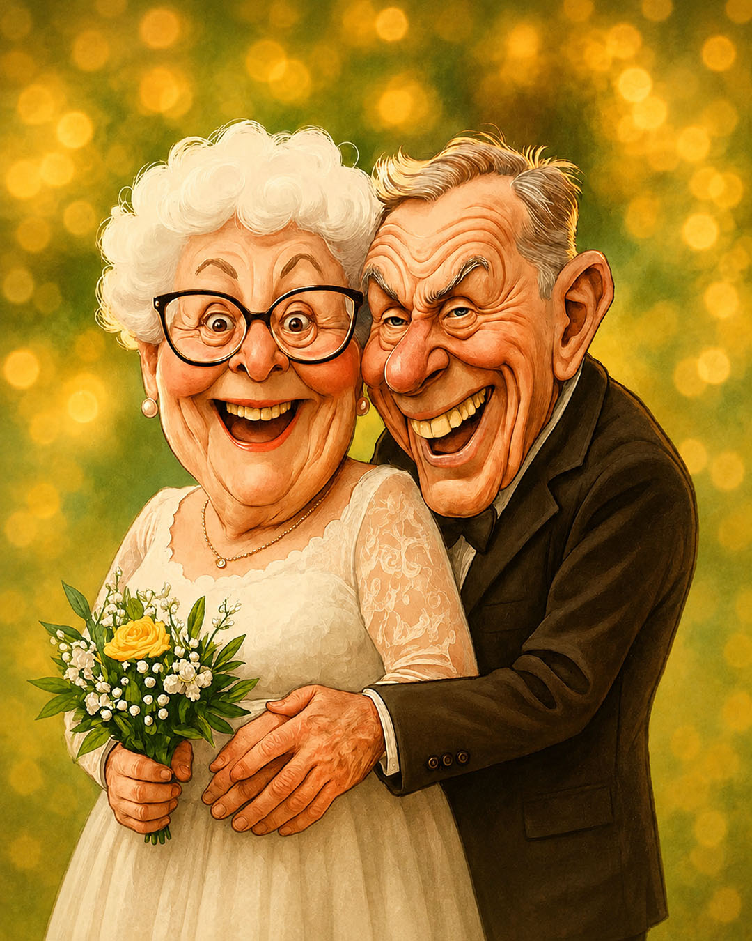Custom Caricature. Great Gift for anniversary