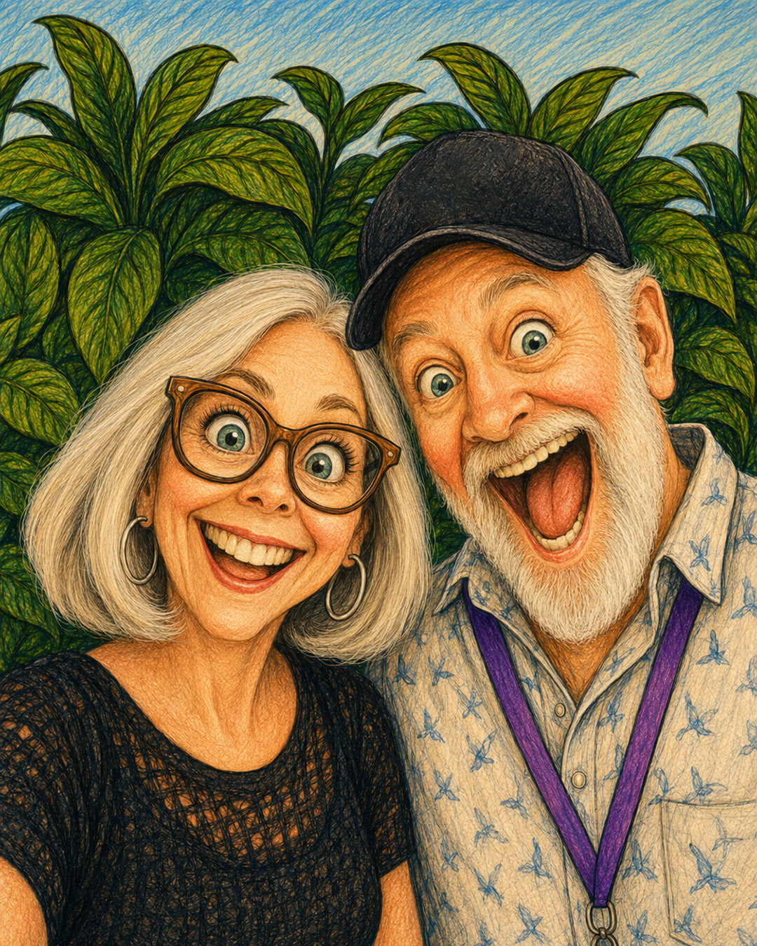 Custom Caricature. Great Gift for anniversary