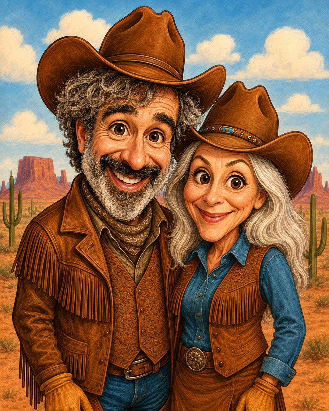 Custom Caricature. Great Gift for anniversary