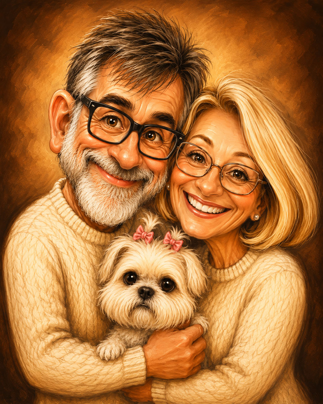 Customized Portrait from Photo | Fun & Playful Canvas Art | Ready to Hang Canvas Print | Unique Gift Idea