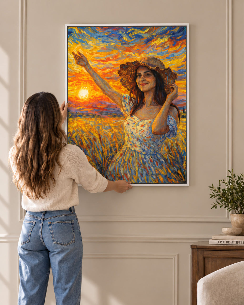 Custom Couple Portrait | Personalized Oil Painting from Your Photo