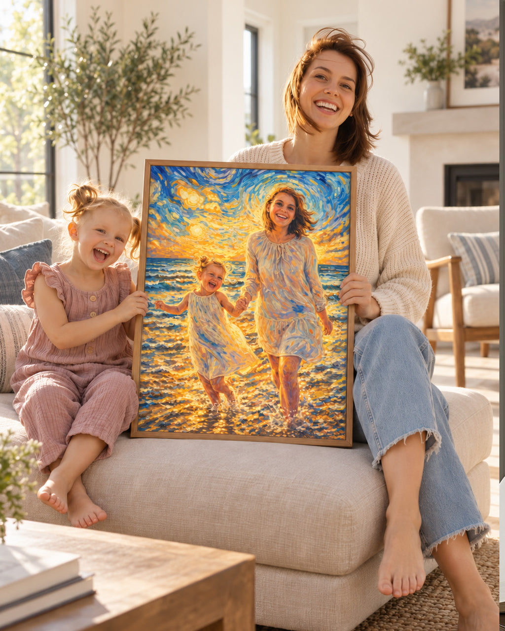 Custom Couple Portrait | Personalized Oil Painting from Your Photo