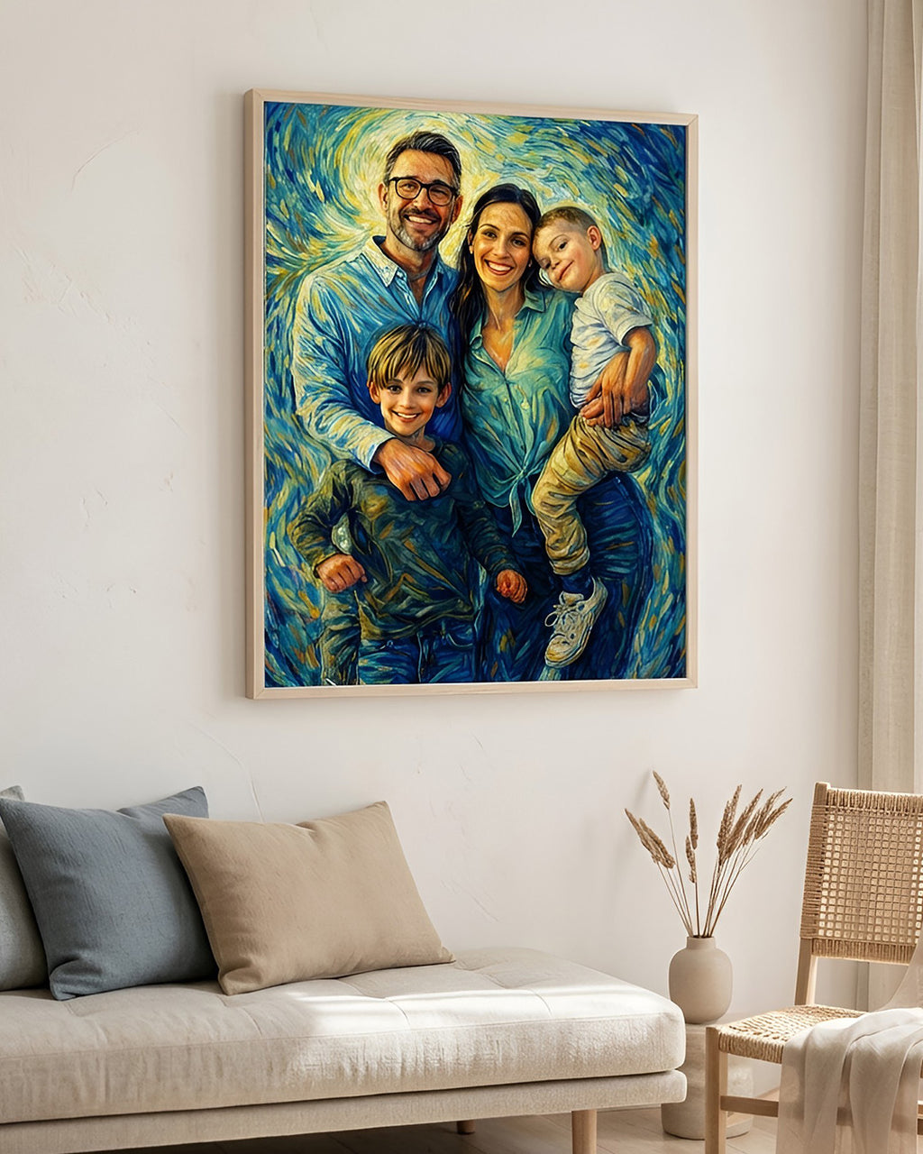 Custom Couple Portrait | Personalized Oil Painting from Your Photo
