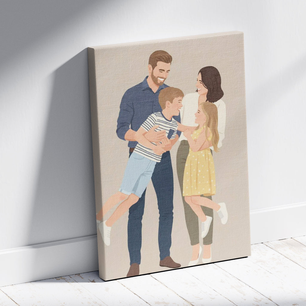 Personalized Minimalist Portrait from Photo - Gift for Him or Her