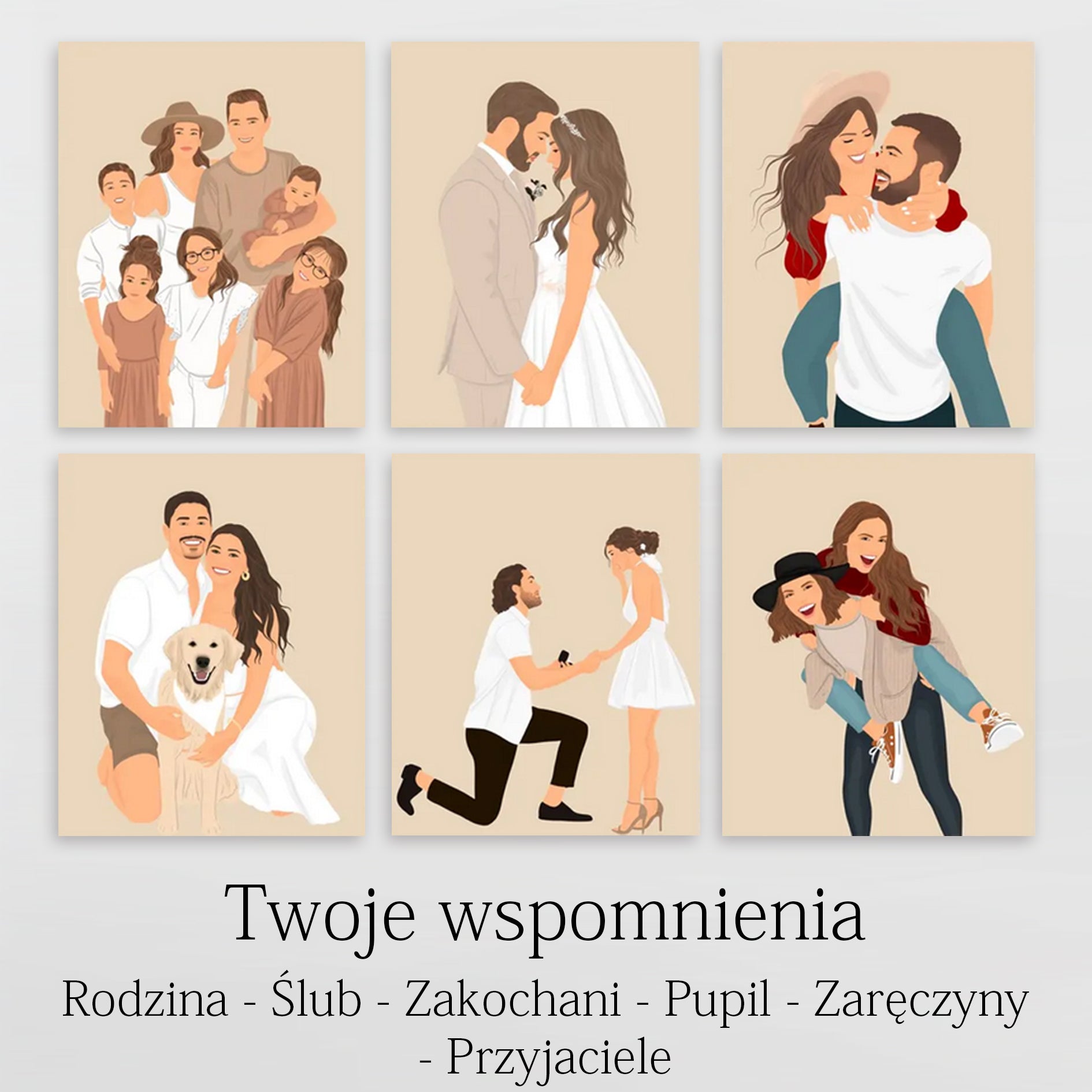 Personalized Minimalist Portrait from Photo - Gift for Him or Her