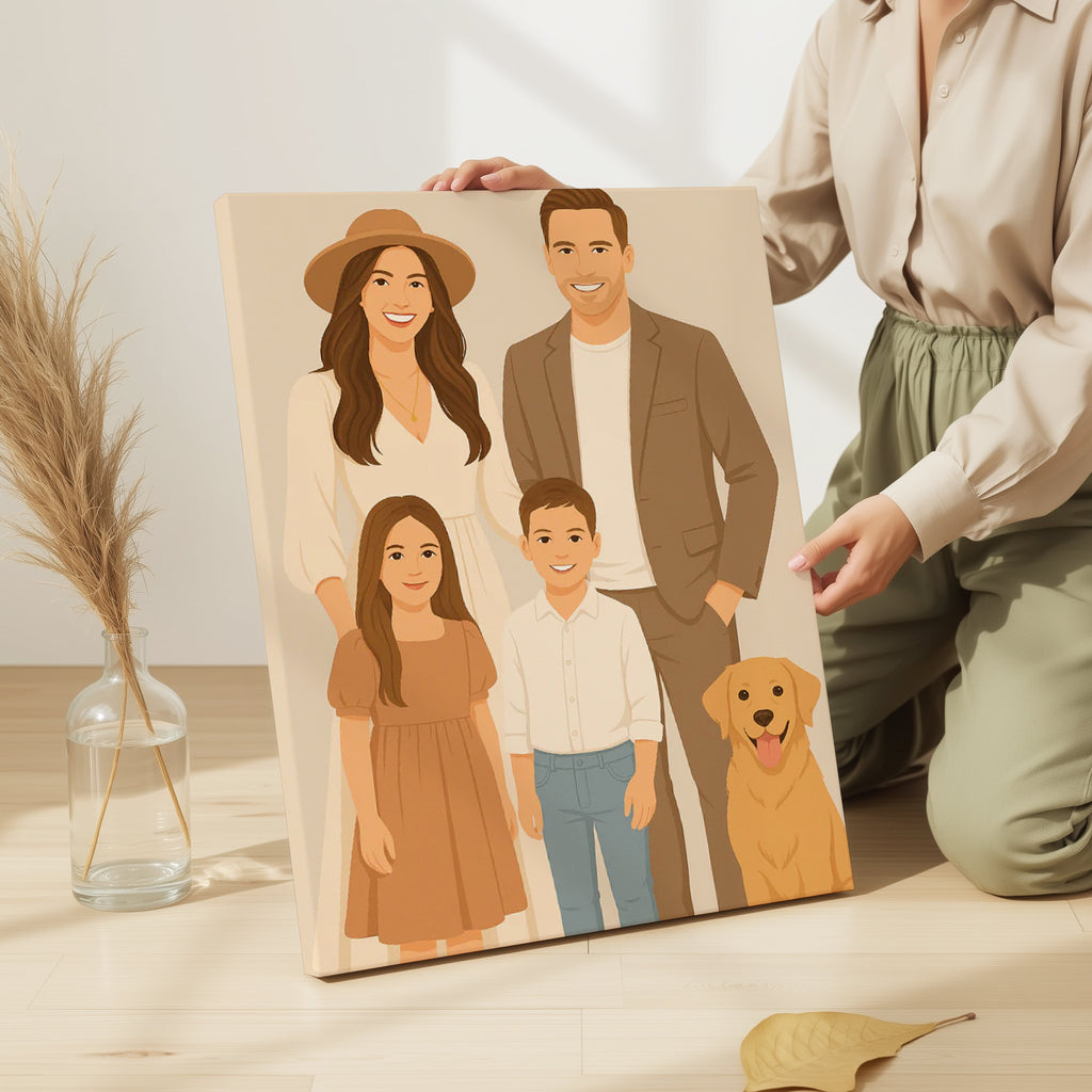 Personalized Minimalist Portrait from Photo - Gift for Him or Her