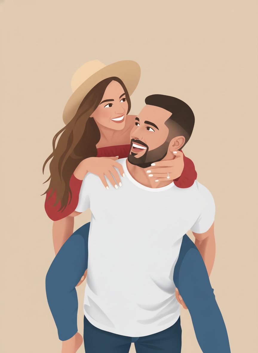 Personalized Minimalist Portrait from Photo - Gift for Him or Her