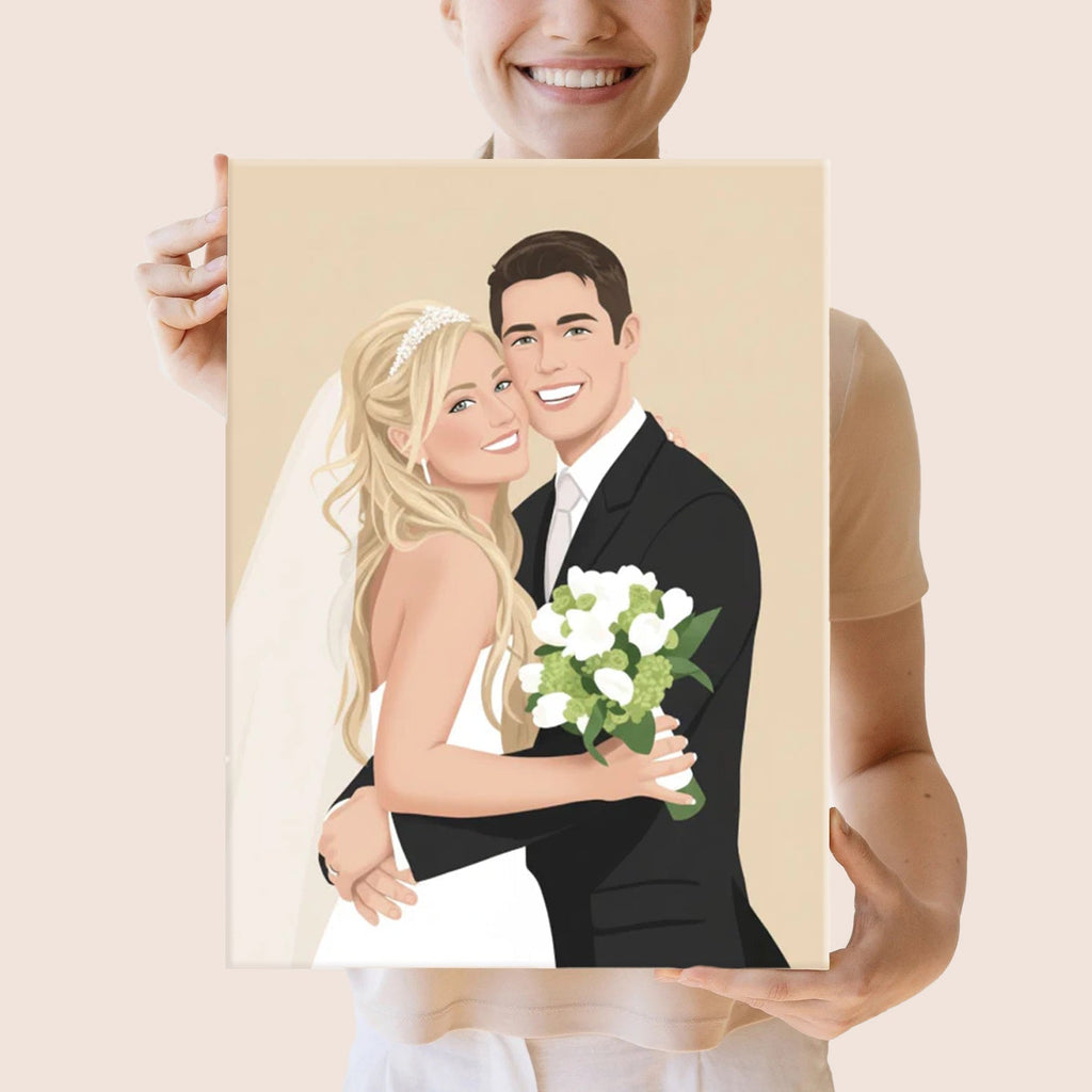 Personalized Minimalist Portrait from Photo - Gift for Him or Her